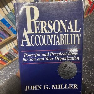 Personally Accountability By John Miller Paperback Book